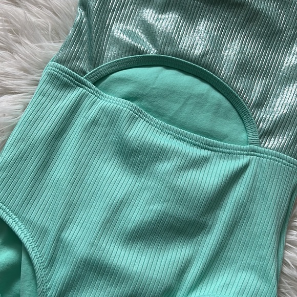 NWOT Justice Keyhole One Piece Bathing Suit - Picture 2 of 5